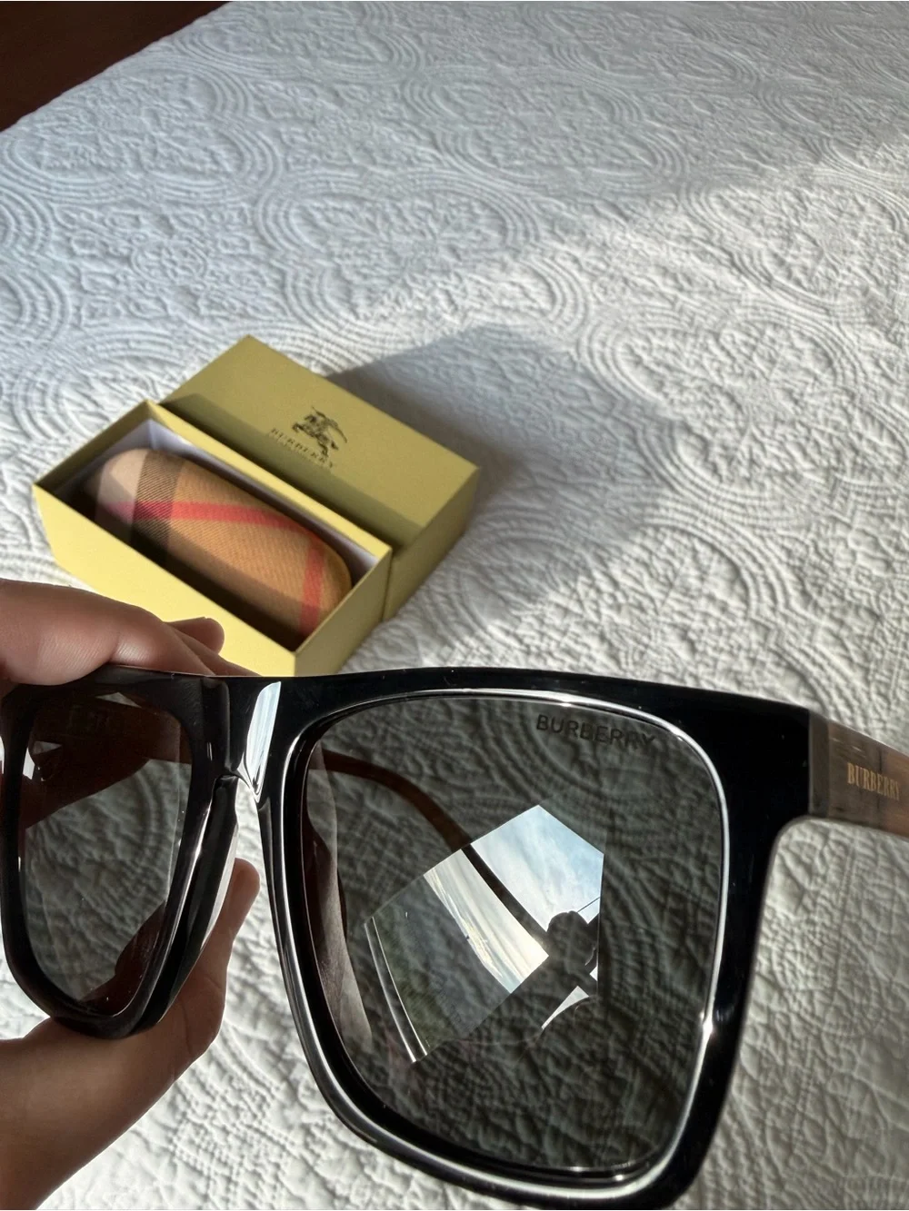 Burberry Gold and Black Logo Gift Box